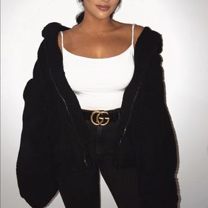 I.AM.GIA Black Teddy Pixie Coat ✨